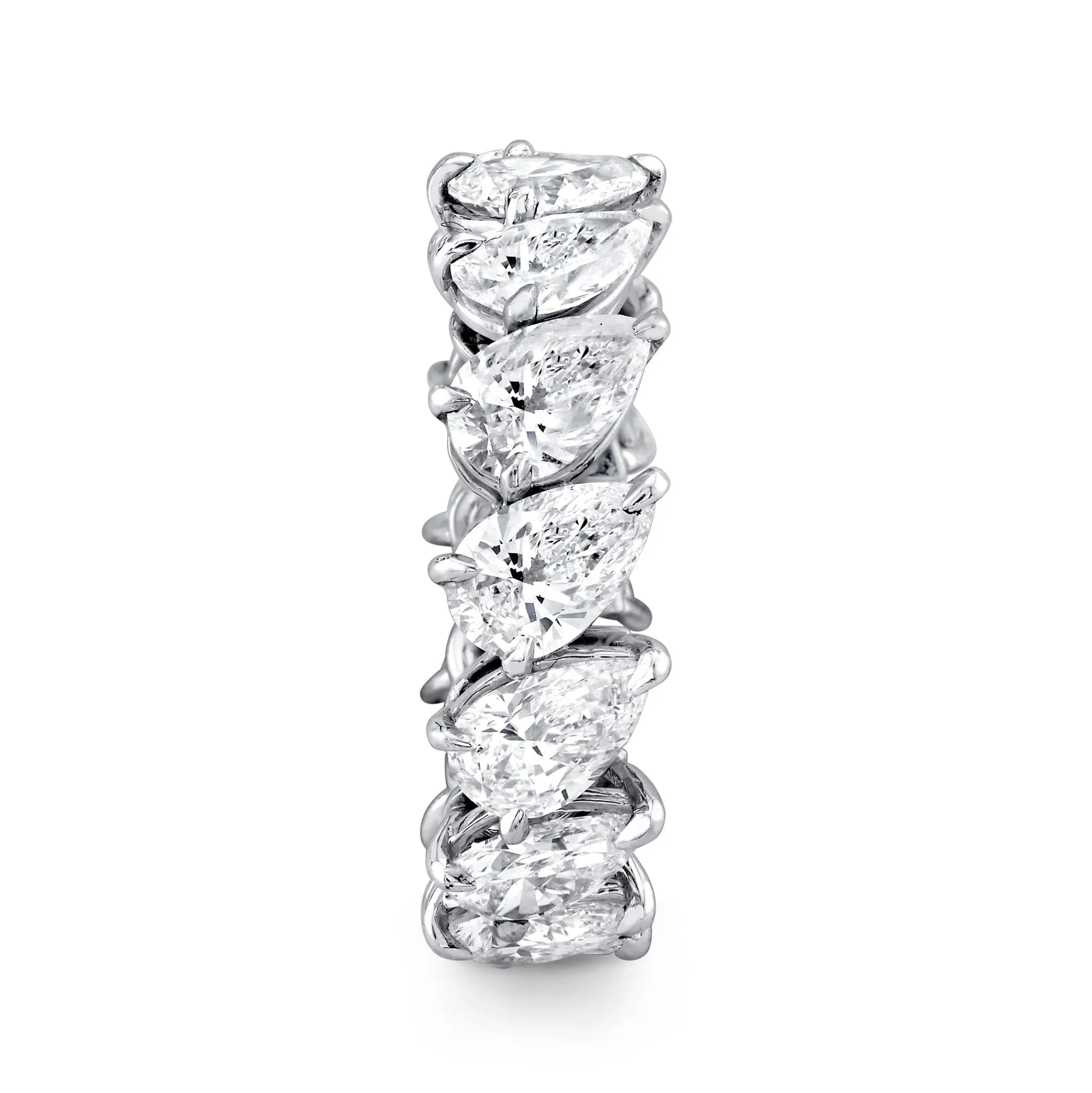 Pear Shape Diamond Eternity Band