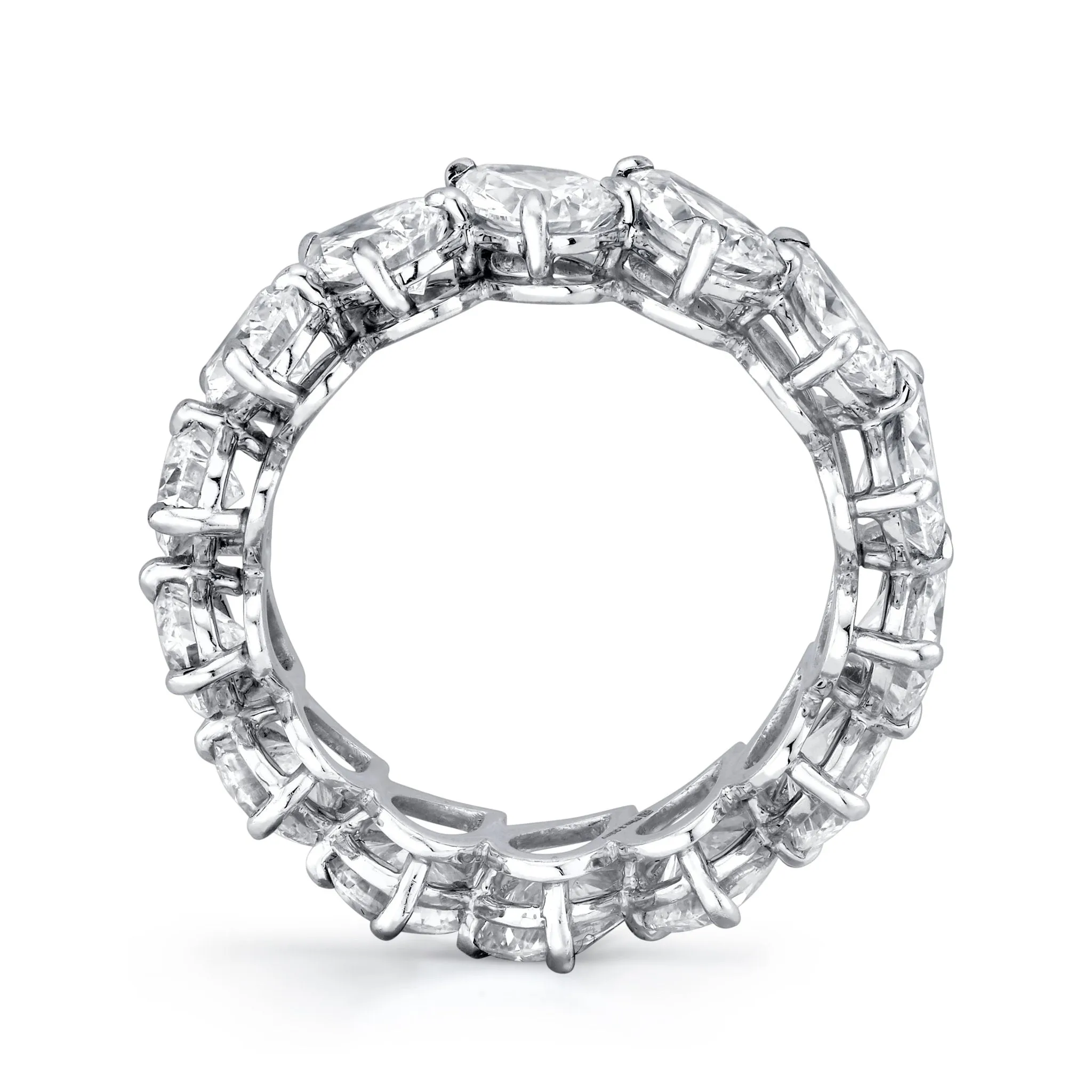 Pear Shape Diamond Eternity Band