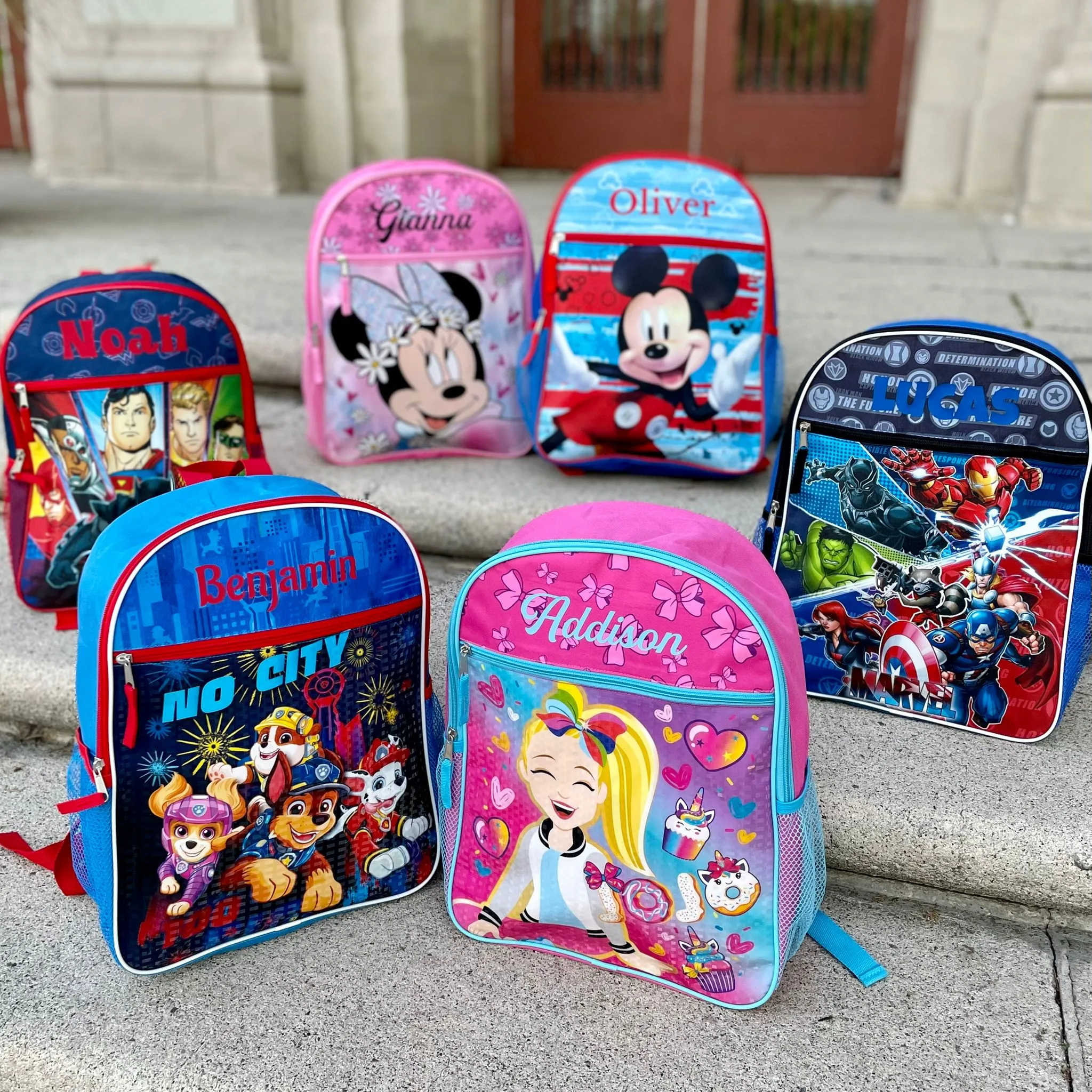 Personalized 16 Inch School Backpack - Mickey Mouse