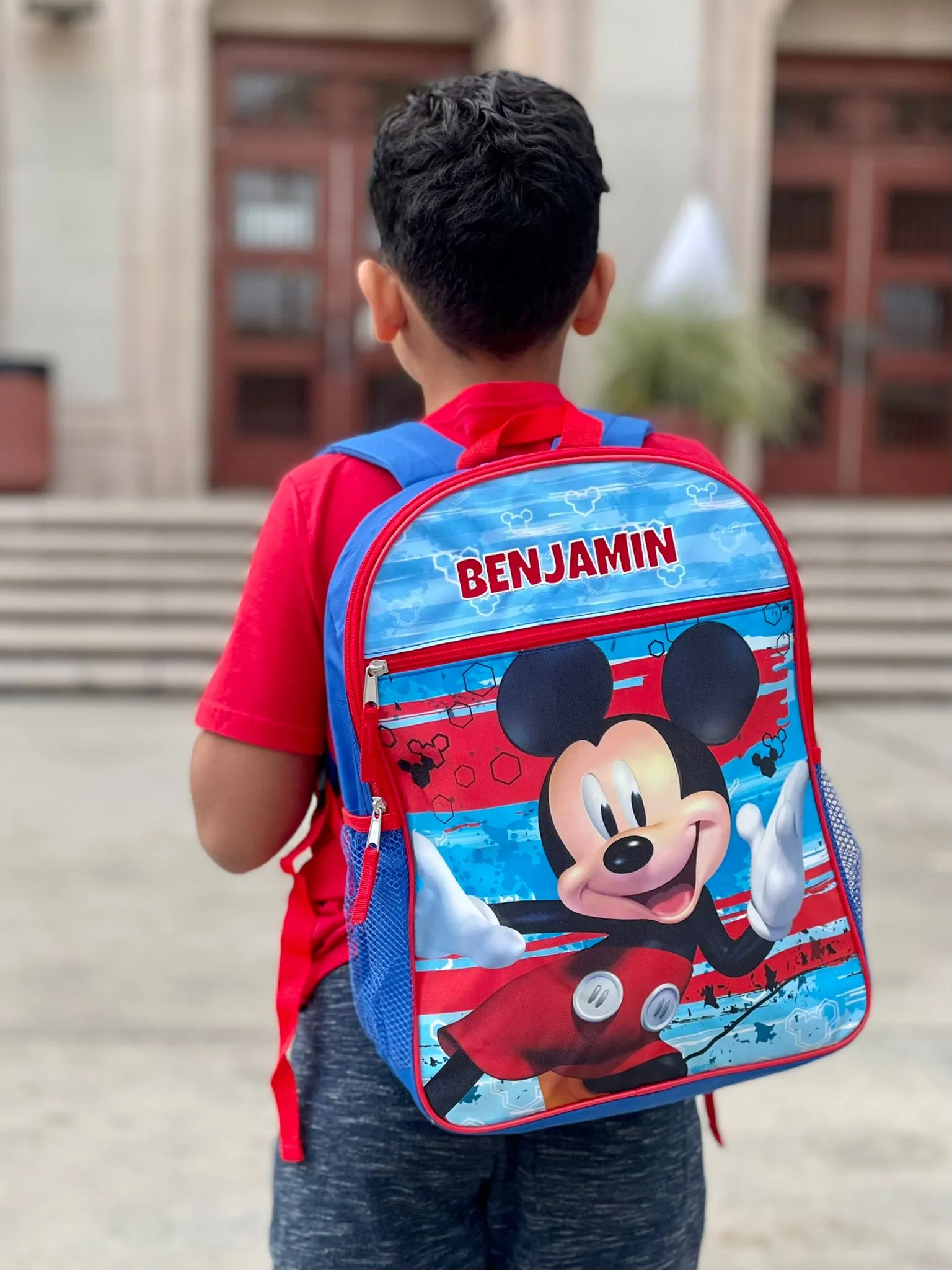 Personalized 16 Inch School Backpack - Mickey Mouse
