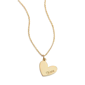 Personalized Heart Name Necklace