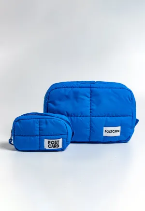 POSTCARD Travel Pouch - Santorini Blue
