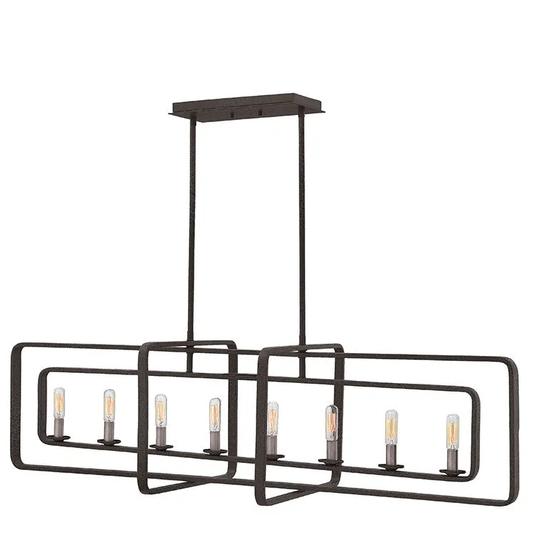 Quentin Eight-Light Linear Chandelier