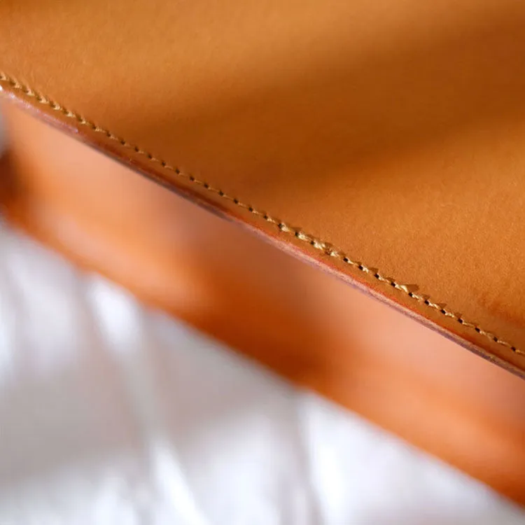 Quilted Women's Genuine Leather Handbag Small Side Bags for Women