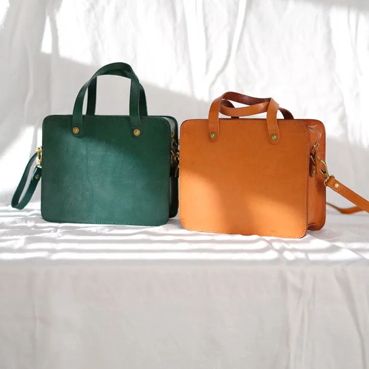Quilted Women's Genuine Leather Handbag Small Side Bags for Women