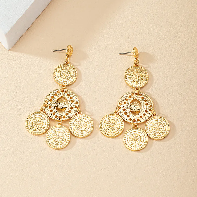 Retro Punk Metal Earrings - Vienna Verve Collection by Planderful