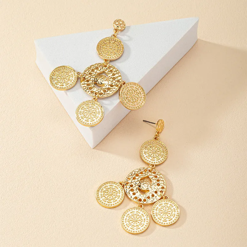 Retro Punk Metal Earrings - Vienna Verve Collection by Planderful