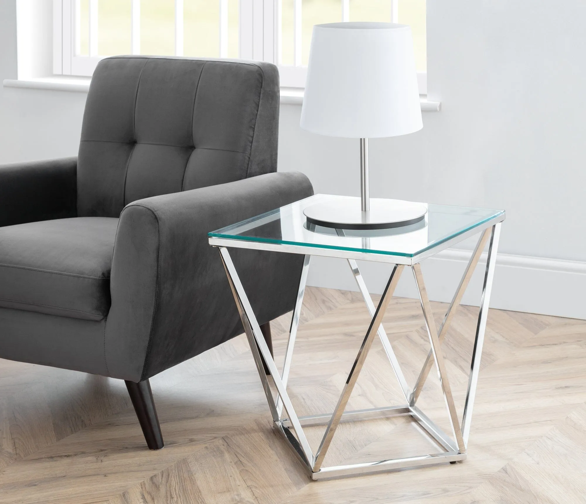 Riviera Octagonal Lamp Table