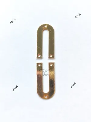 Rose Gold Metal Arch Connector U shaped Jewellery Component MACU6 Shiny finish 3 hole connectors