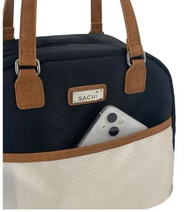 Sachi "style 237" Insulated Cali Lunch Bag - Black/cream