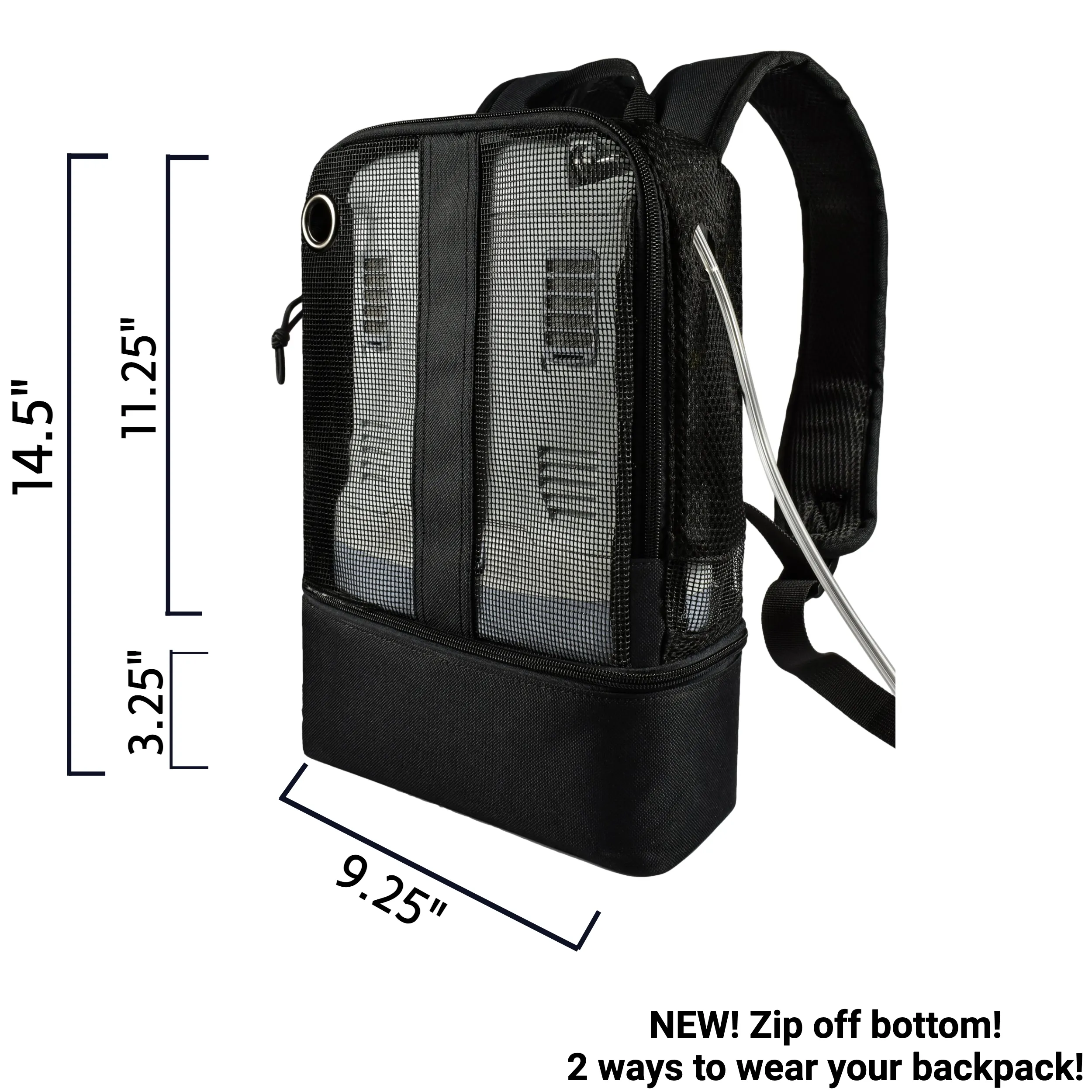 SALE!!! Universal Mesh Backpack - Inogen One G3/OxyGo, Inogen One G5/OxyGo Next, & Rhythm P2