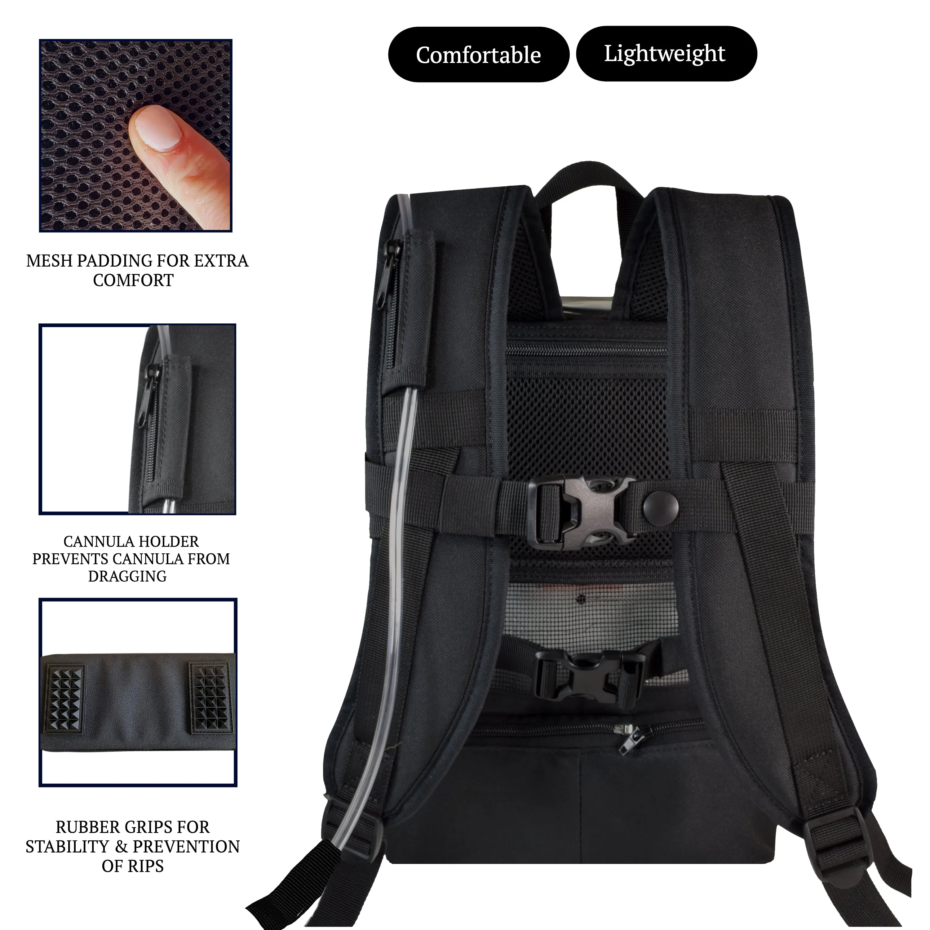 SALE!!! Universal Mesh Backpack - Inogen One G3/OxyGo, Inogen One G5/OxyGo Next, & Rhythm P2
