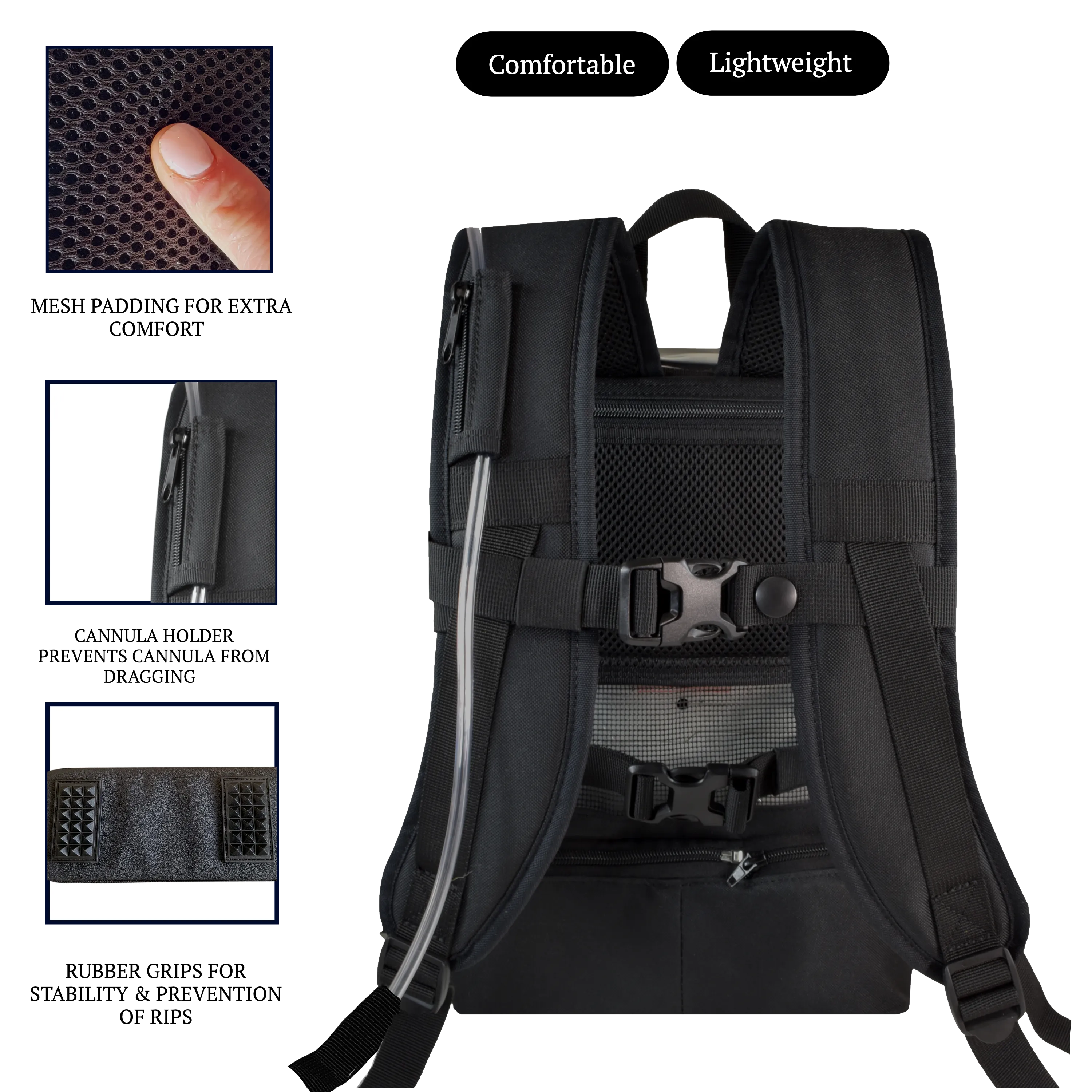SALE!!! Universal Mesh Backpack - Inogen One G3/OxyGo, Inogen One G5/OxyGo Next, & Rhythm P2