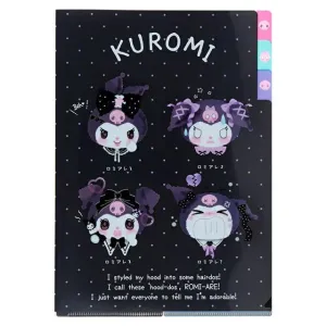 Sanrio Kuromi 'Romiare' Tabbed Index Folder