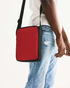 Shaded Red Messenger Pouch | C0M100Y100K30
