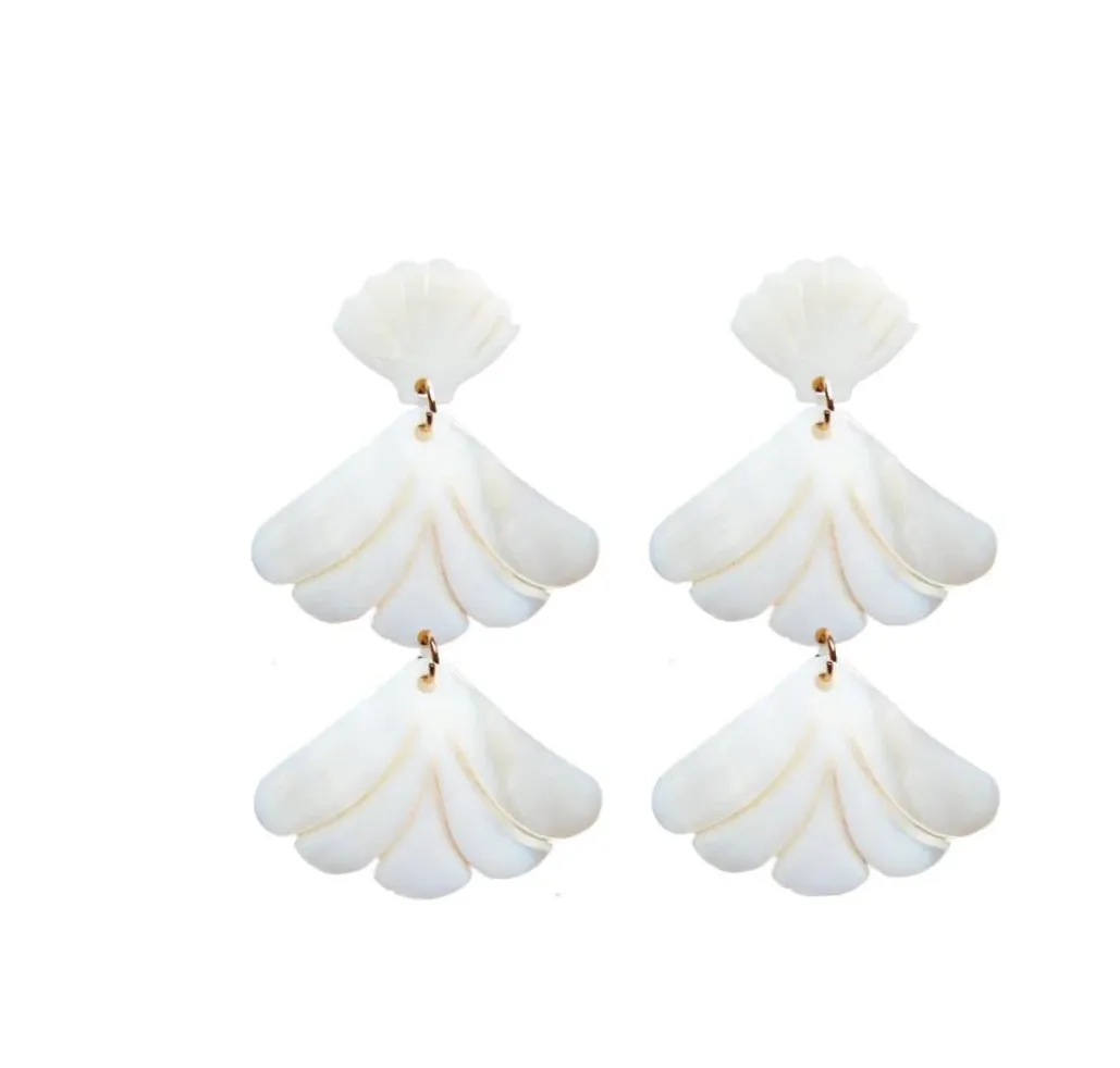 Shell Drop Earrings