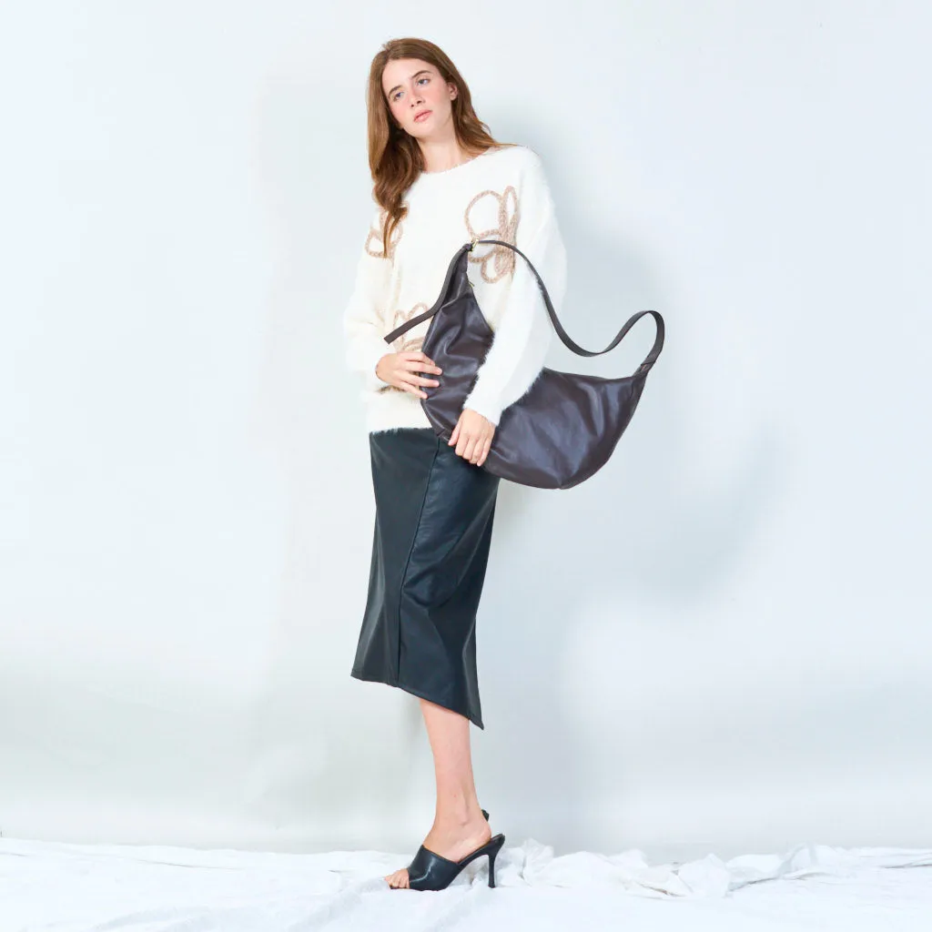 Sleek shoulder bag with minimalist design wholesale