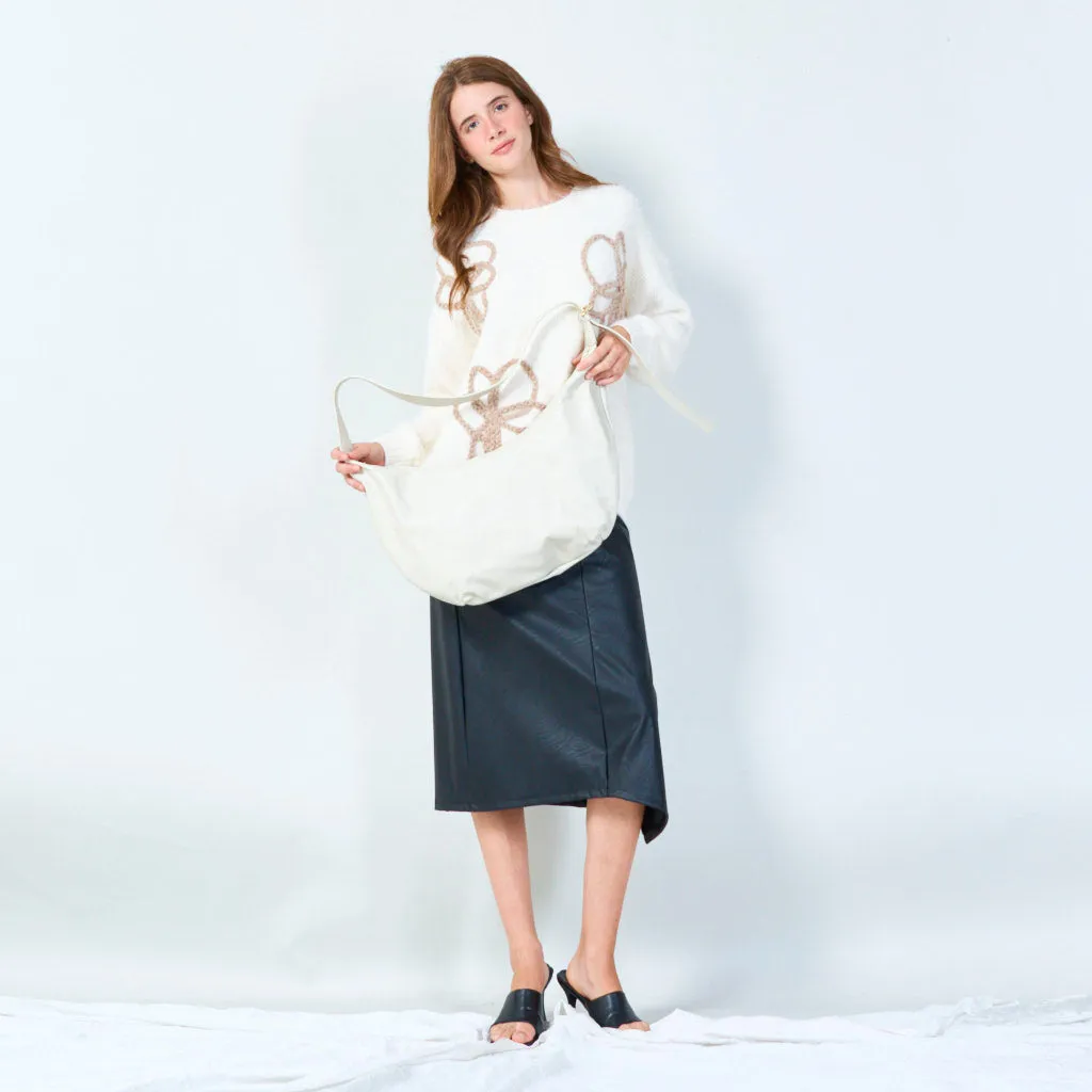 Sleek shoulder bag with minimalist design wholesale