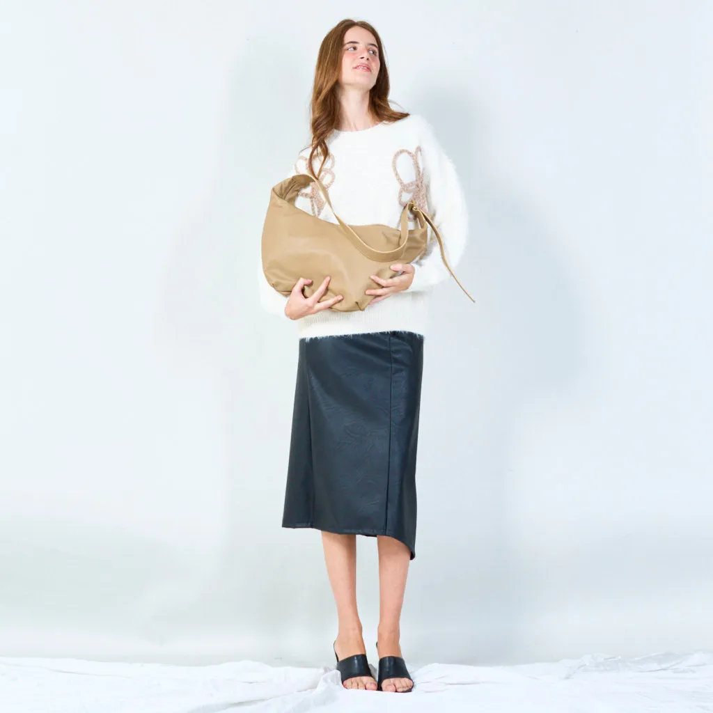 Sleek shoulder bag with minimalist design wholesale