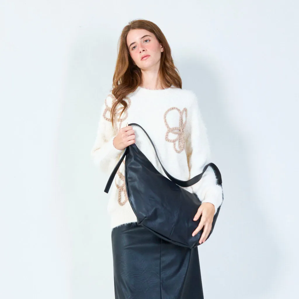 Sleek shoulder bag with minimalist design wholesale