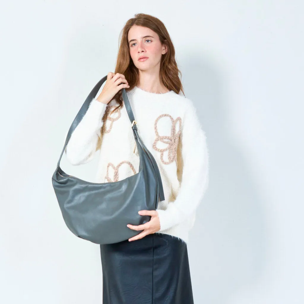 Sleek shoulder bag with minimalist design wholesale