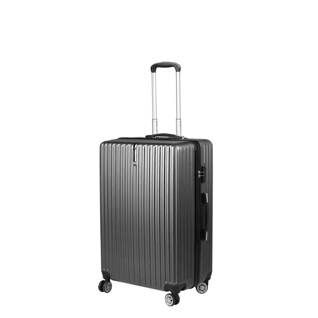 Slimbridge 20" Carry On Luggage Suitcase Grey 20 inch