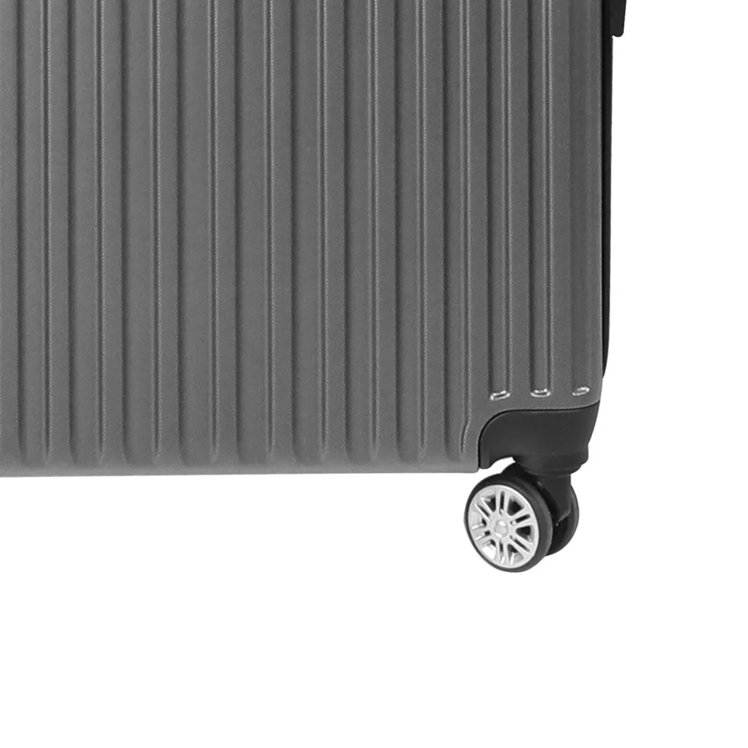 Slimbridge 20" Carry On Luggage Suitcase Grey 20 inch