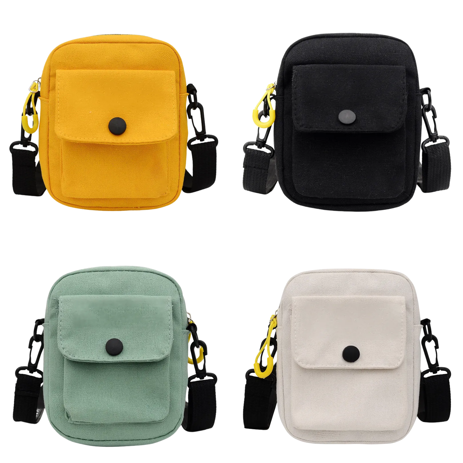 Small Canvas Messenger Bag