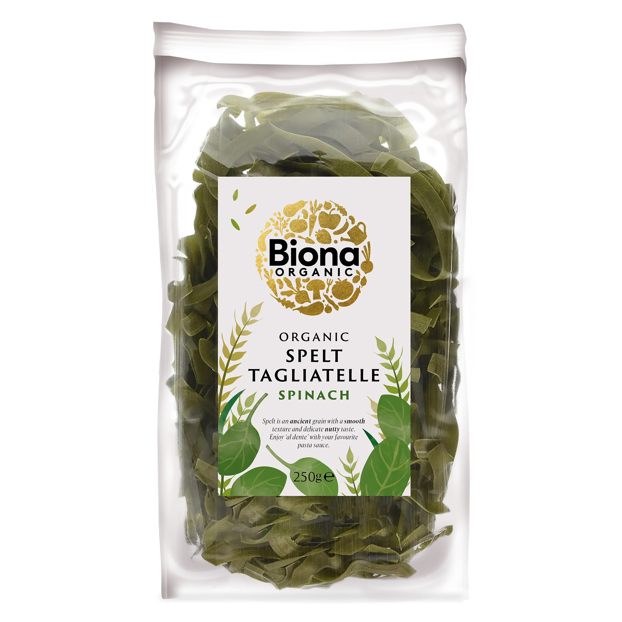 SPELT SPINACH TAGLIATELLE