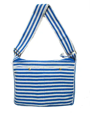 Stripped Crossbody Bag