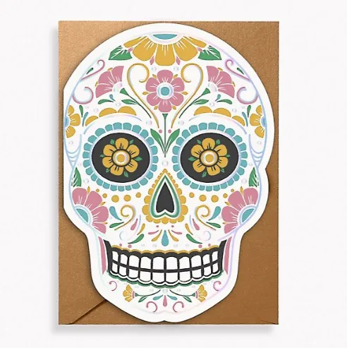 Sugar Skull Halloween Card