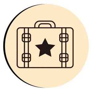 Suitcase Wax Seal Stamps