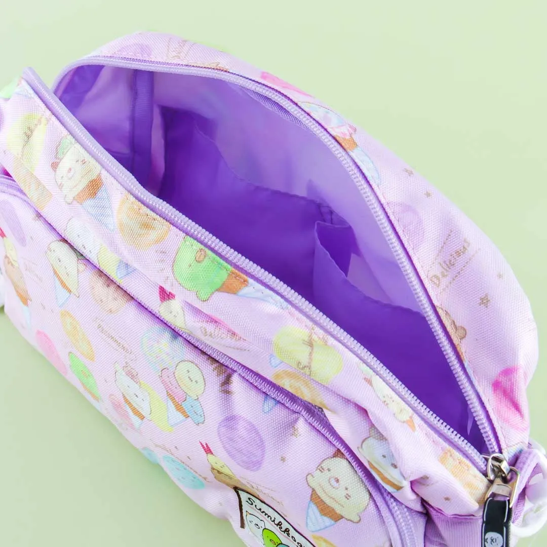 Sumikko Gurashi Ice Cream Shoulder Bag - Purple