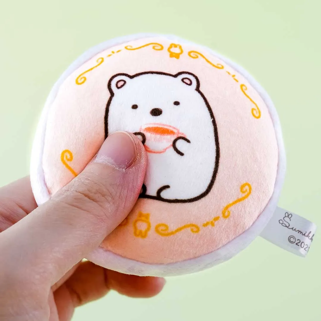 Sumikko Gurashi Shirokuma Round Plushie Charm