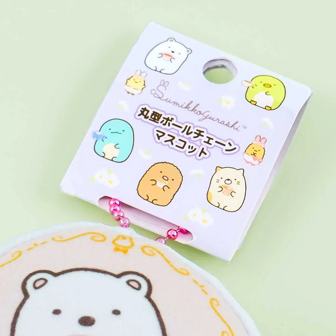 Sumikko Gurashi Shirokuma Round Plushie Charm