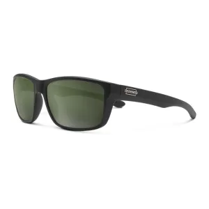 Suncloud Mayor Sunglasses Black/Polar Gray Green