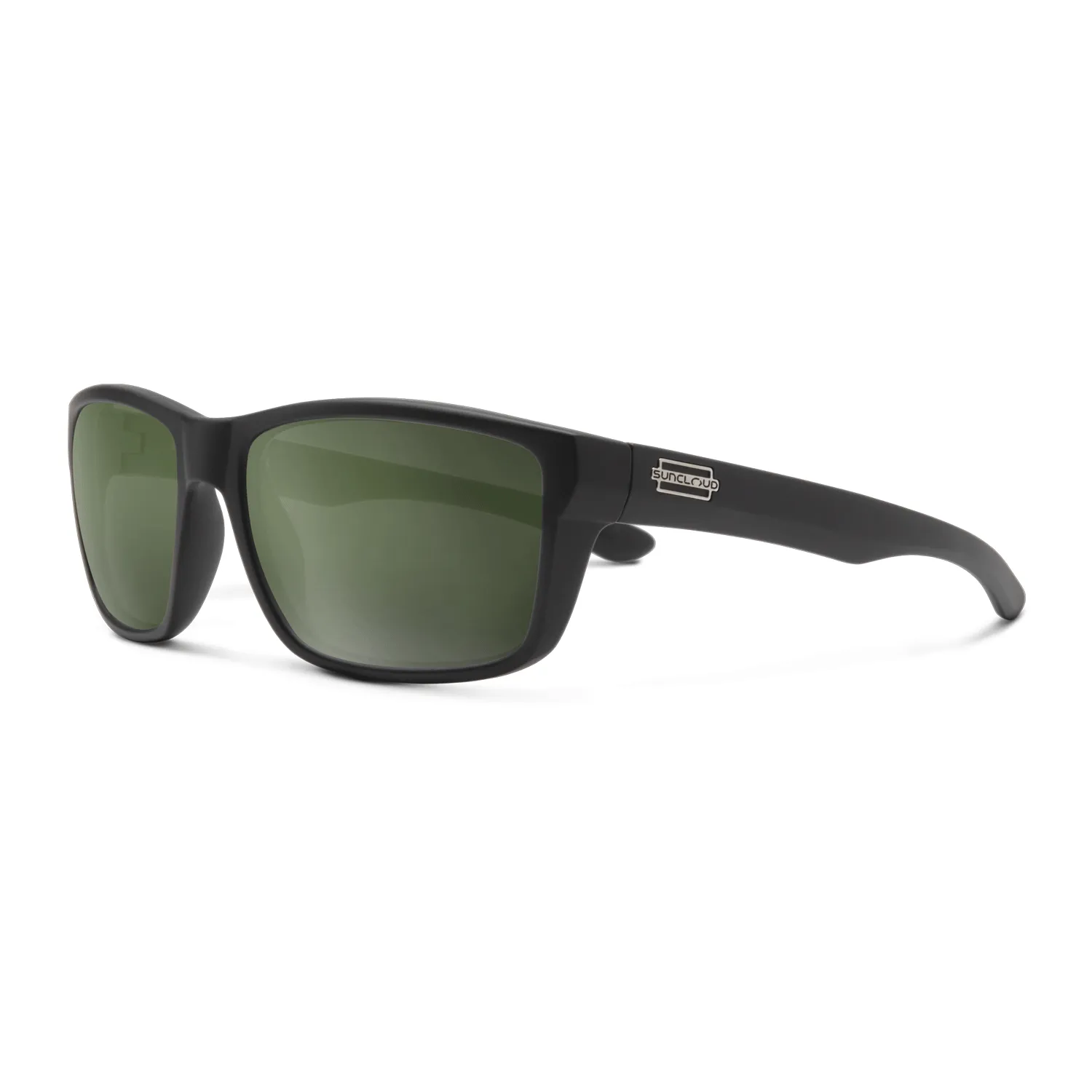 Suncloud Mayor Sunglasses Black/Polar Gray Green