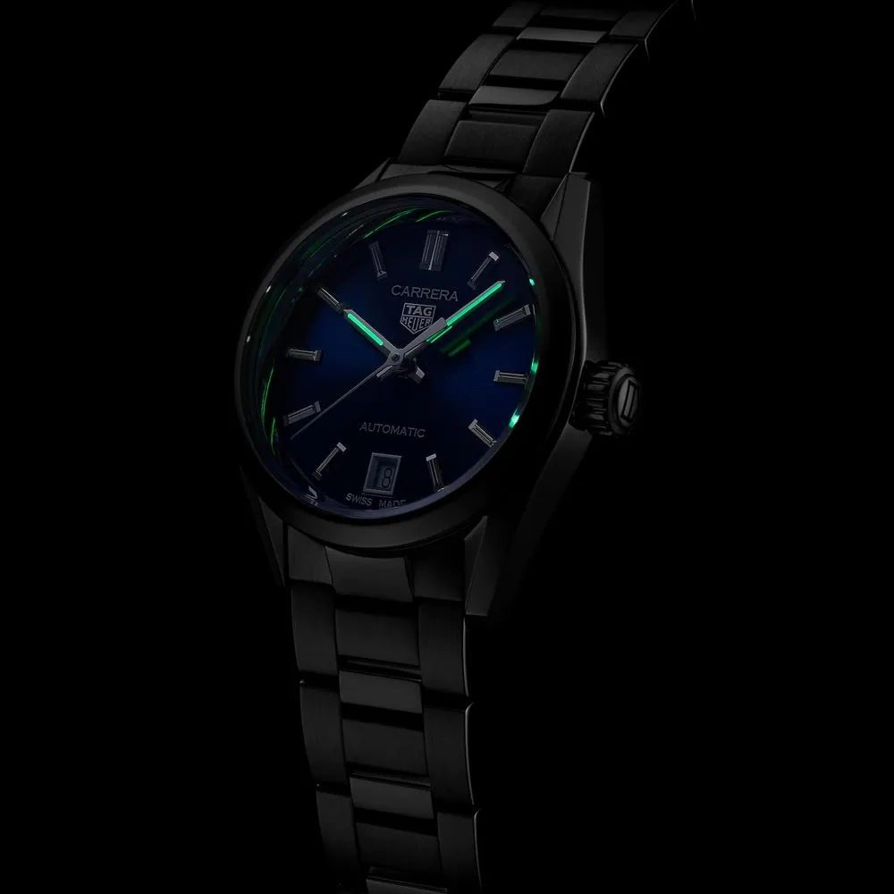 TAG Heuer Carrera 29mm Blue Dial Automatic Ladies Watch WBN2411.BA0621