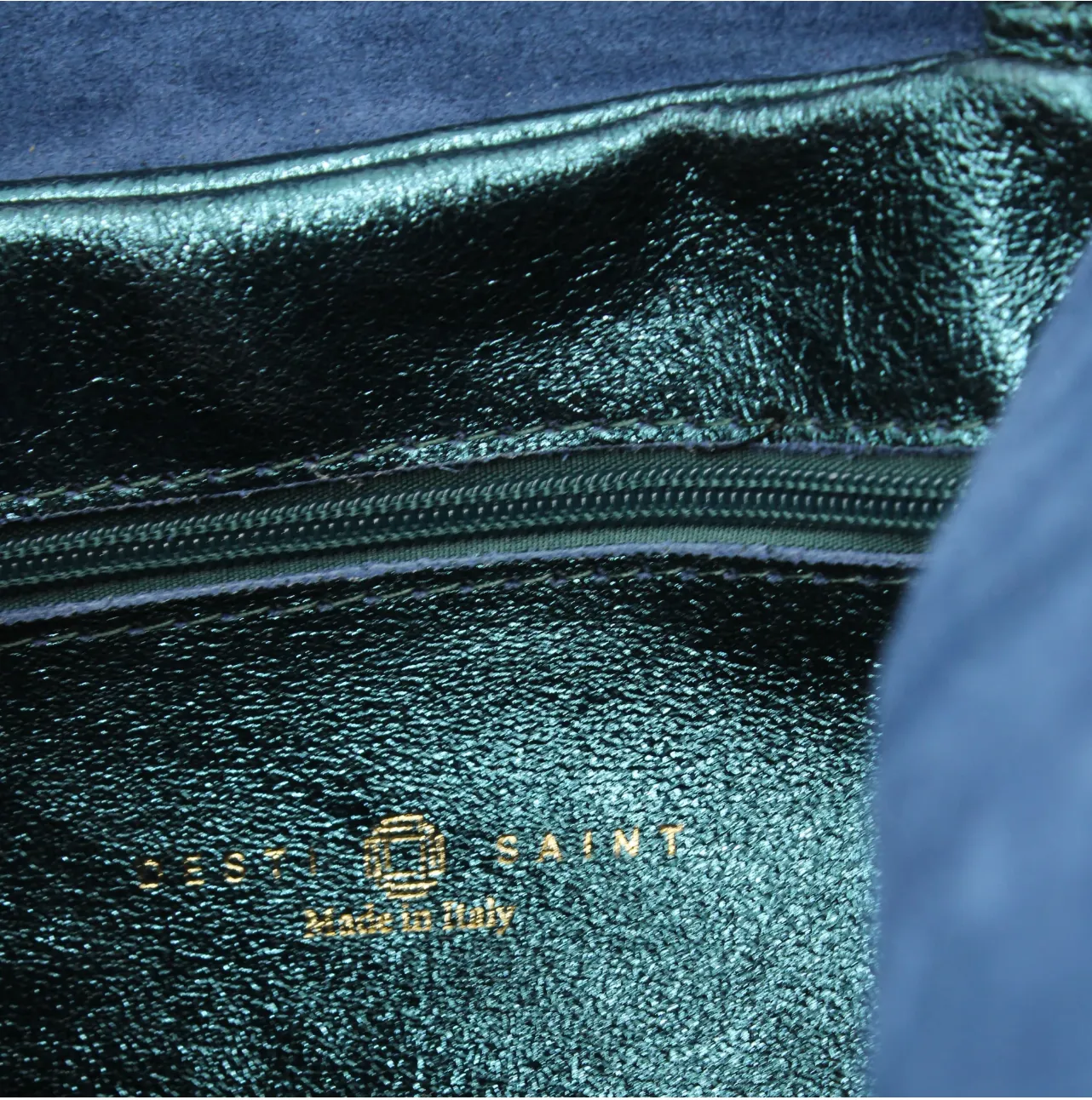 The 'Bessie' Italian Leather Shopper in luxurious Tantric Teal & Fushia