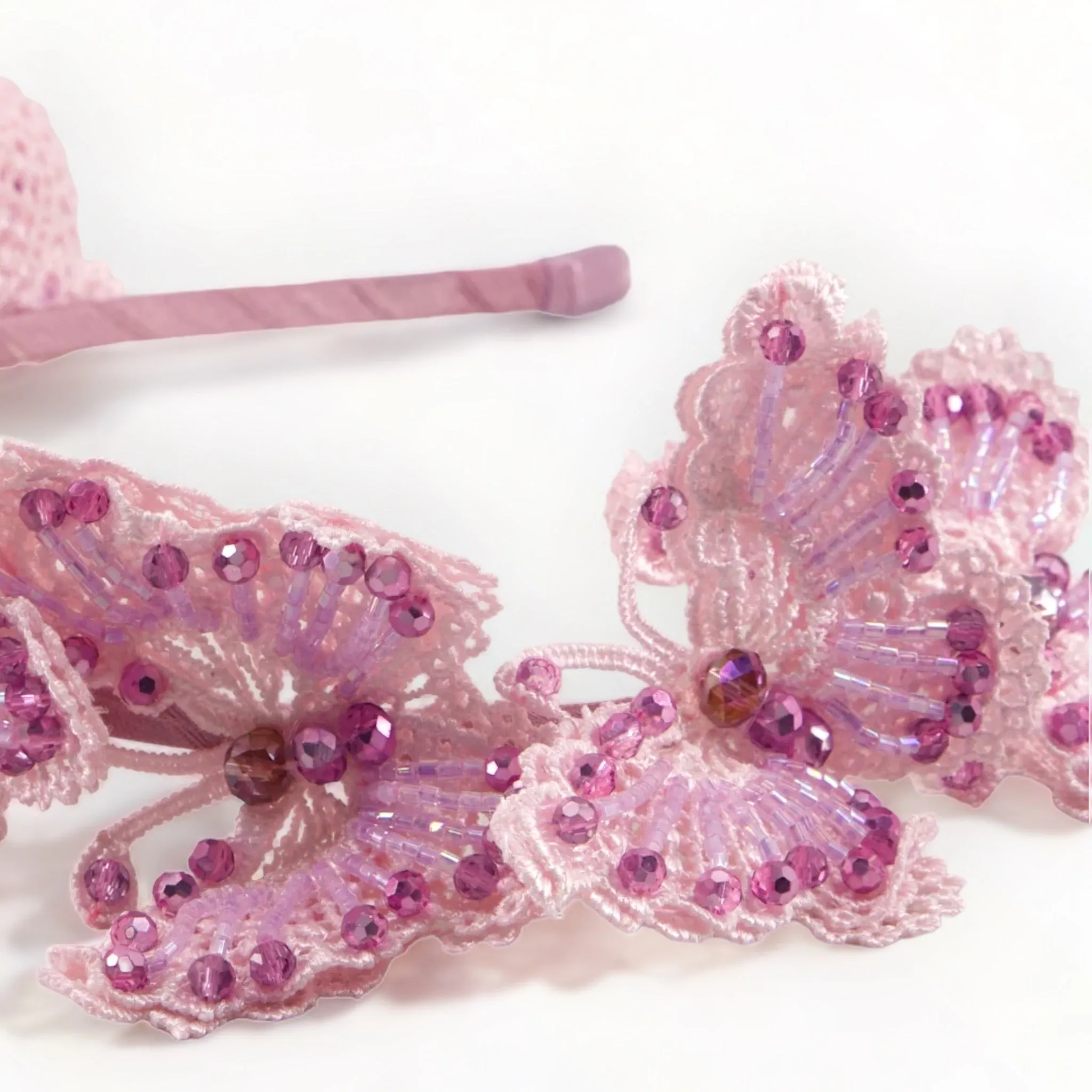The Monarchy Crystal Butterfly Headband