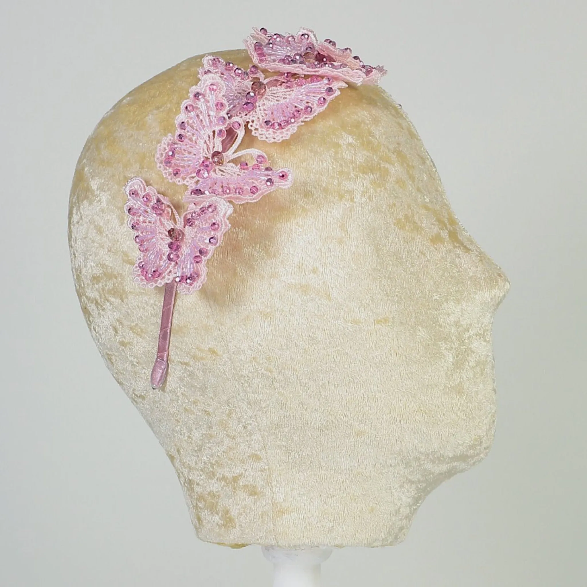 The Monarchy Crystal Butterfly Headband