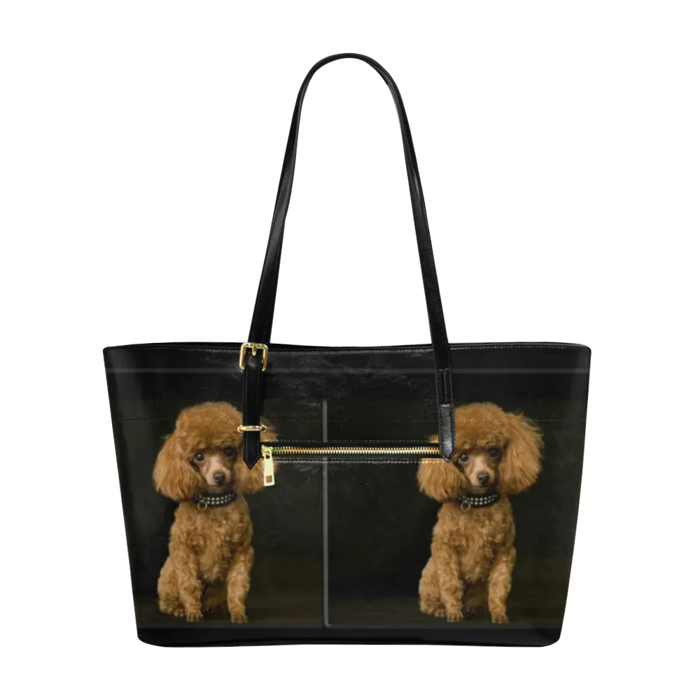Toy Brown Poodle Tote Bag