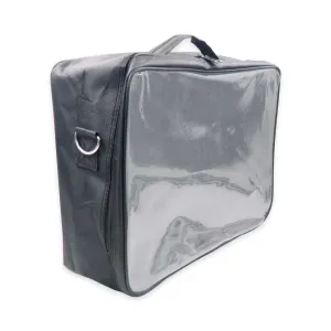 TRANSPARENT BAG (XL) BLK