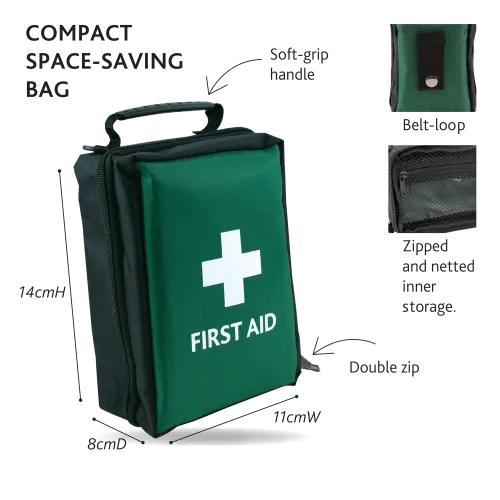 Travel First Aid Kit in Helsinski Bag