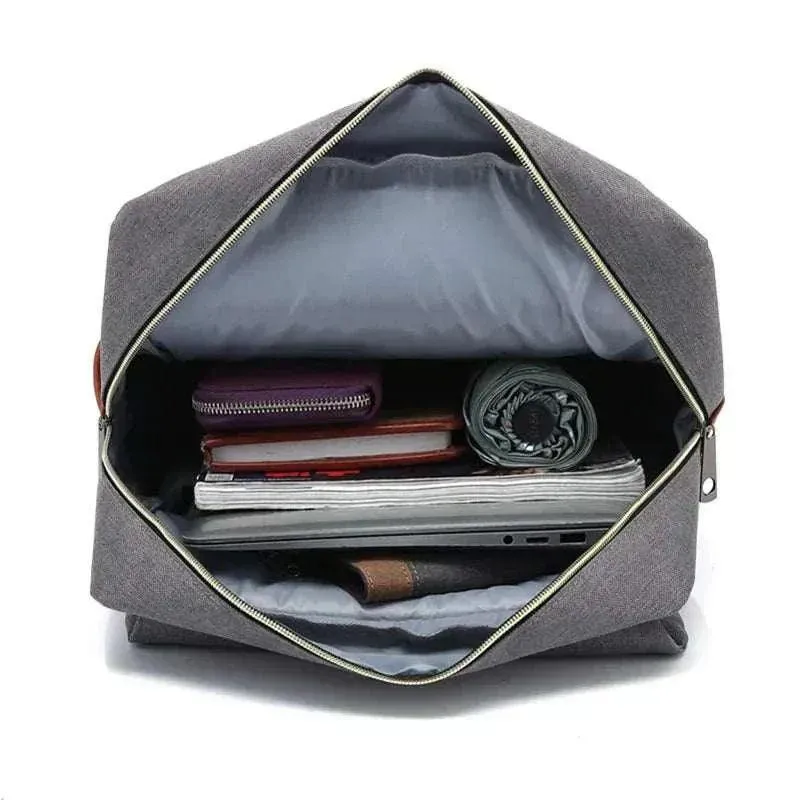 Vintage Canvas 16" Laptop Travel Backpack | Unisex Retro School Bag | BBP013