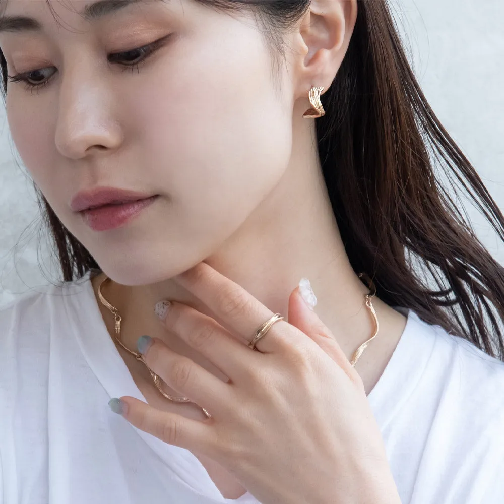 Wave C Shaped Earrings