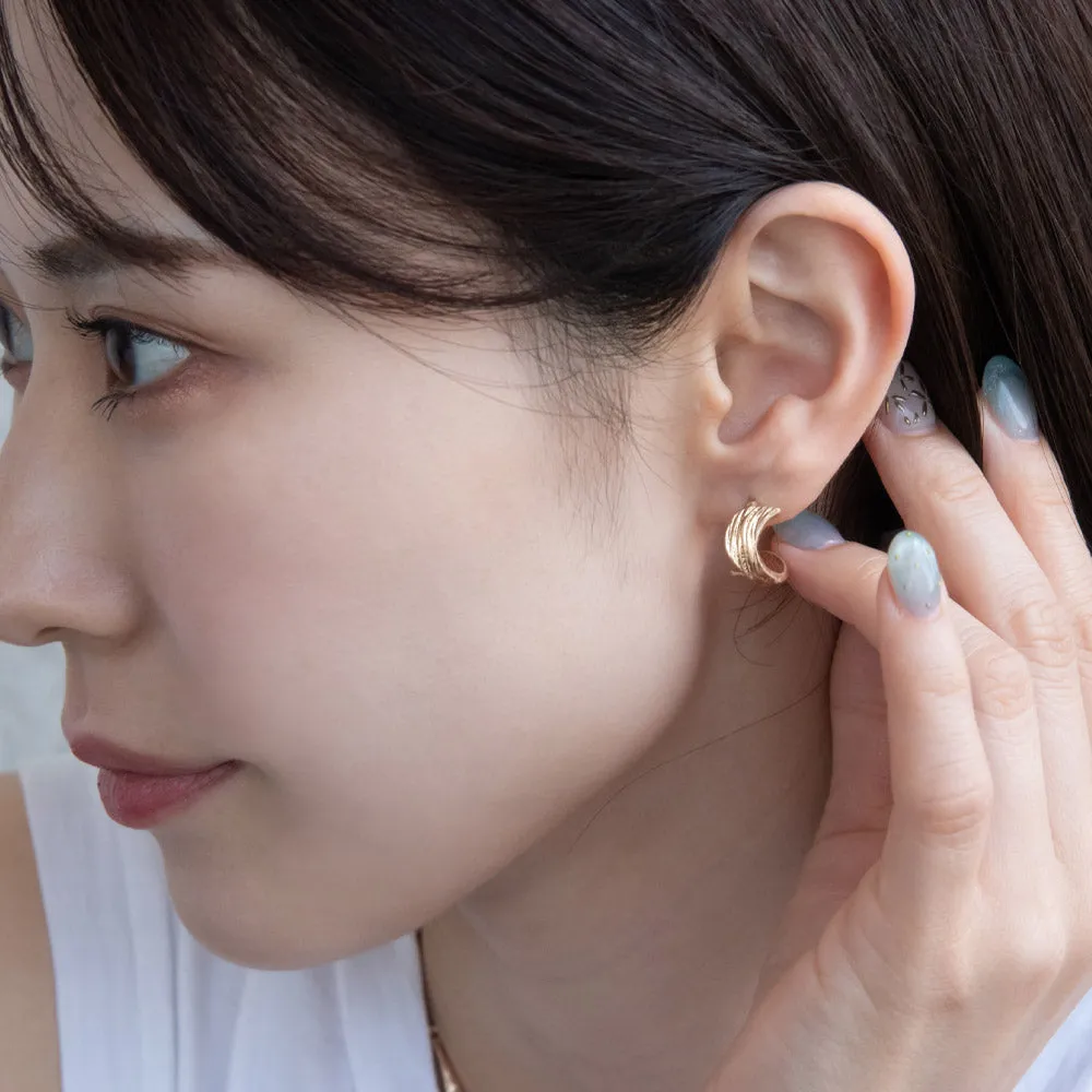 Wave C Shaped Earrings