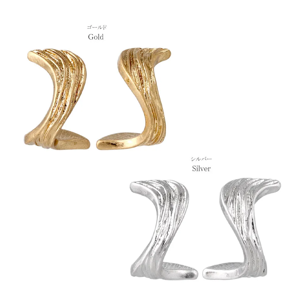 Wave C Shaped Earrings