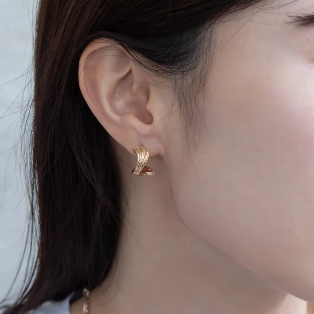 Wave C Shaped Earrings