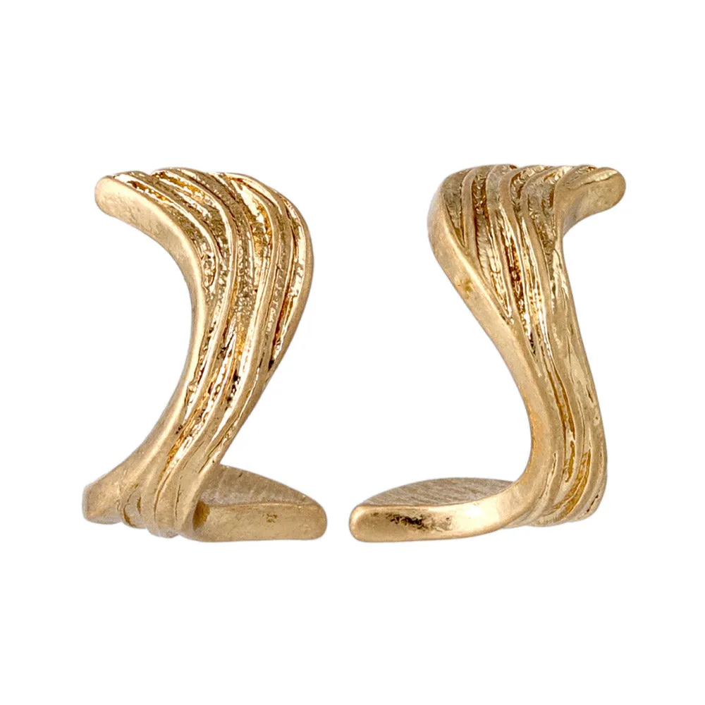 Wave C Shaped Earrings